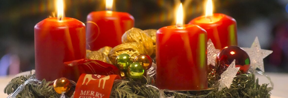 Požár adventního věnce